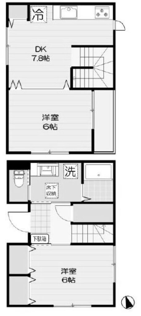 代沢フィーノ 101の間取り図